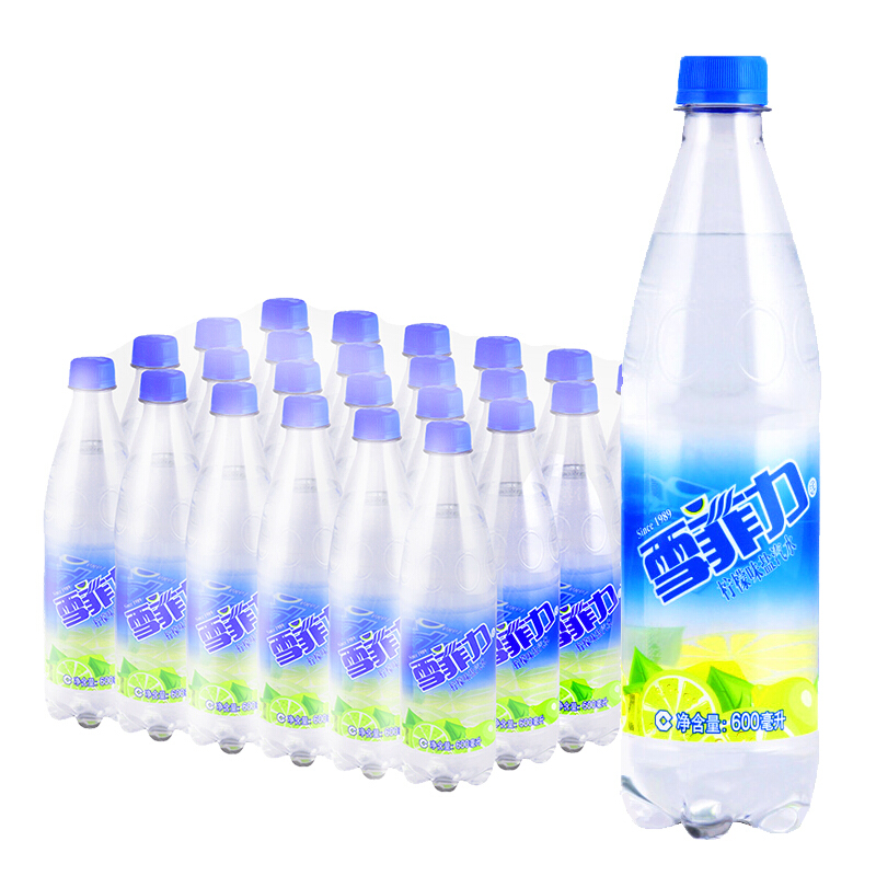 雪菲力盐汽水 柠檬味600ml*24瓶